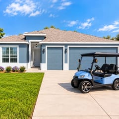 Merritt Field Waterfront | Golf Views + 4-Seat Golf Cart
